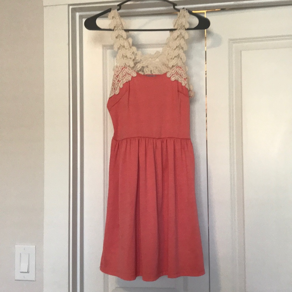 Coral dress